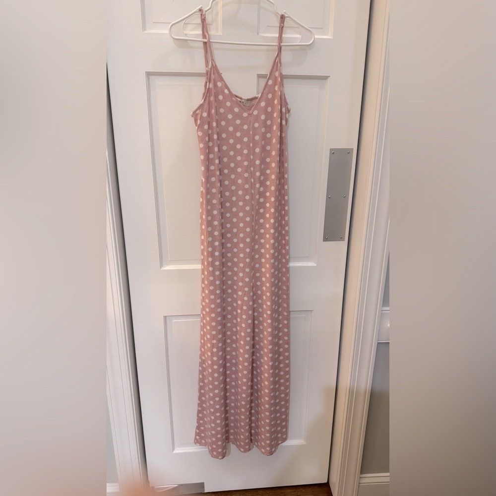 W Doublju stylish, stretchy, comfy, fun polka dot romper. New without tags.